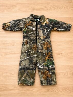 Realtree Camo Kids One-Piece Bodysuit in Brown and Green